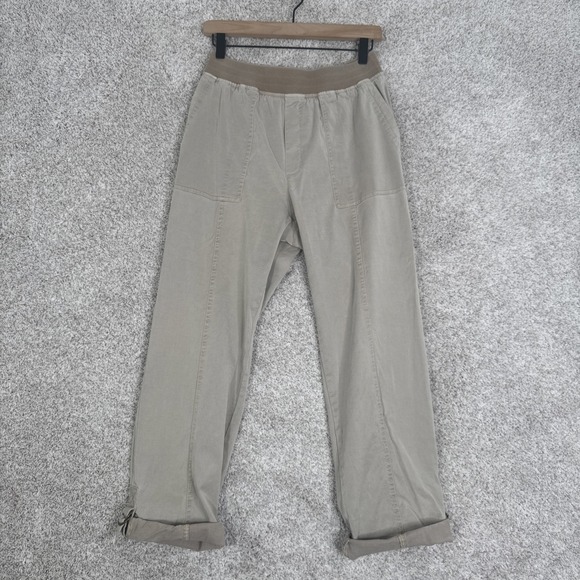 Soft Surroundings Pants - Soft Surroundings Stretch Pull-on Straight Leg Pants Khaki -‎ S/M